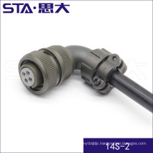 4pin Threaded Solder Connector,MIL-C-5015 Series Connector MS3106A14S-2S,MS3102A14S-2P,MS3100A14S-2P,MS3101A14S-2P,MS3108A14S-2S